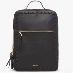 Real Leather CALPAK black laptop backPack